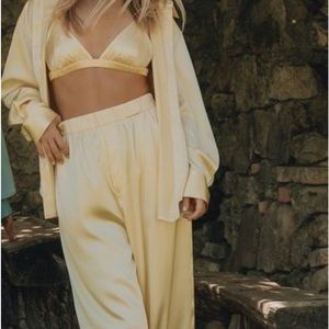 Daily drills silky pants - champagne